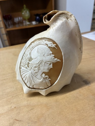 Antique victorian cameo conch - antique,