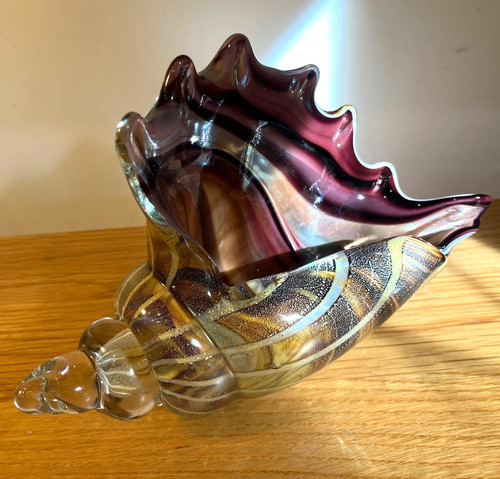 Large murano style art glass - large,