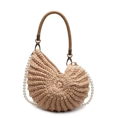 Handmade woven bag conch - , shell