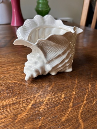 Vintage cermaic conch shell - cermaic,